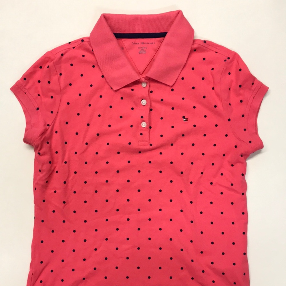 Tommy Hilfiger Kids XL Polo Polka Dots
